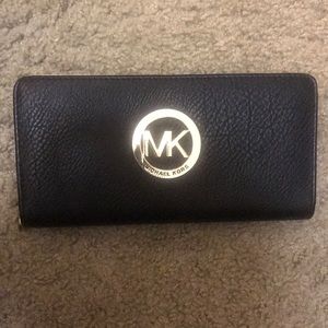 Black MK Wallet